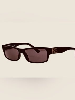Fendi Tortoise  Brown Rectangular Sunglasses F506 216 185